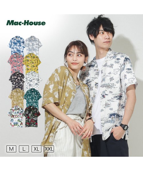 MAC HOUSE(men)(マックハウス（メンズ）)/レーヨン アロハシャツ 031037MH/img01