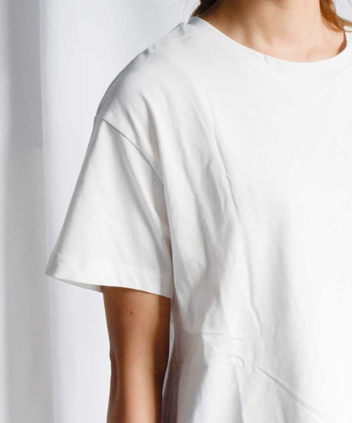 ARGO TOKYO(アルゴトウキョウ)/Organic cotton Asymmetry T－shirt 24152/img08