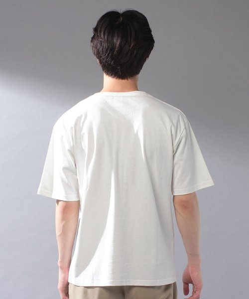 STYLEBLOCK(スタイルブロック)/テディベア刺繍ポケット付き半袖Tシャツカットソー/img02