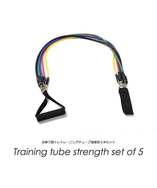 セール トレーニングチューブ強度別5本セット If Gf0098 503328897 サンタリート Santareet Magaseek