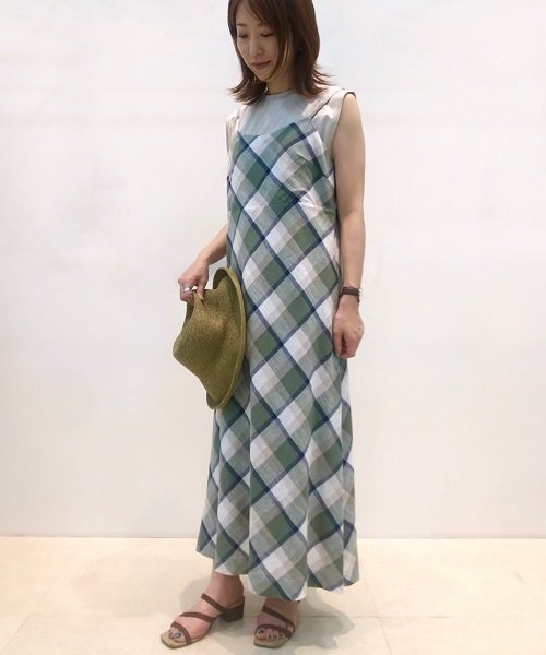 セール Musee チェックキャミワンピース クリアインプレッション Clear Impression Magaseek