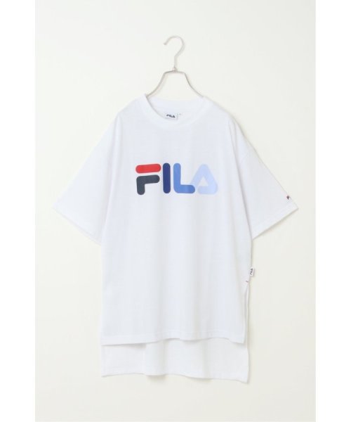 ikka(イッカ)/【WEB限定】FILA スリットロゴTシャツ/img09