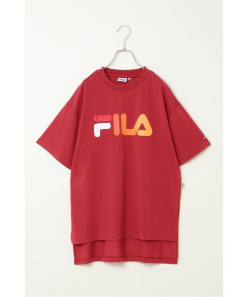 ikka(イッカ)/【WEB限定】FILA スリットロゴTシャツ/img11