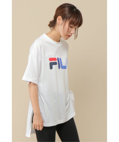 ikka(イッカ)/【WEB限定】FILA スリットロゴTシャツ/img15