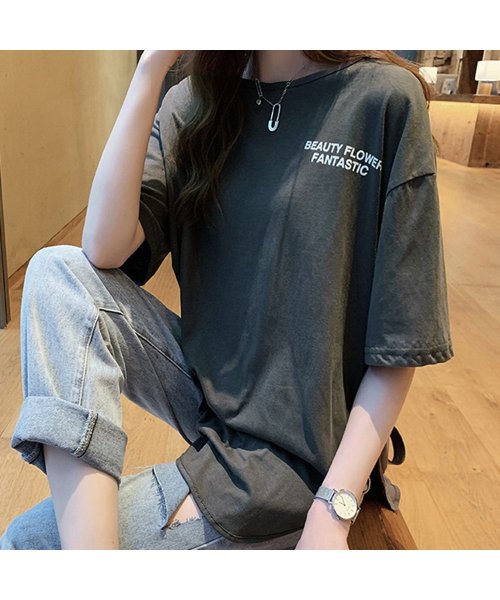 セール ロングtシャツ レディース ゆったり カットソー サイドスリット Tシャツ 英字ロゴ 体型カバー 半袖 春夏 トップス オーバーサイズ ミニミニストア Miniministore Magaseek セール ロングtシャツ レディース ゆったり カットソー サイドスリット Tシャツ 英字ロゴ 体型カバー 半袖 春夏 トップス オーバーサイズ ミニミニストア Miniministore Magaseek