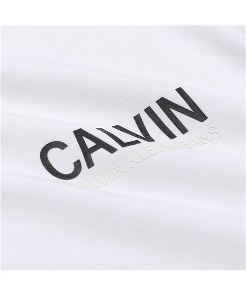 Calvin Klein(カルバンクライン)/【Calvin Klein(カルバンクライン)】J30J314566 CALVIN SLIM STRETCH T－SHIRT ワンポイント ロゴT ストレッチ /img04