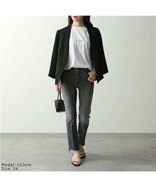 Stella McCartney(ステラマッカートニー)/【STELLA McCARTNEY(ステラマッカートニー)】511240 SMW21 9000 クルーネック 半袖 Tシャツ カットソー ちびロゴ レディース/img09