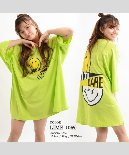 1111clothing(ワンフォークロージング)/ビッグtシャツ レディース 半袖 tシャツ ビッグシルエットtシャツ ビッグシルエット レディース オーバーサイズ tシャツ レディース プリントtシャツ/img15