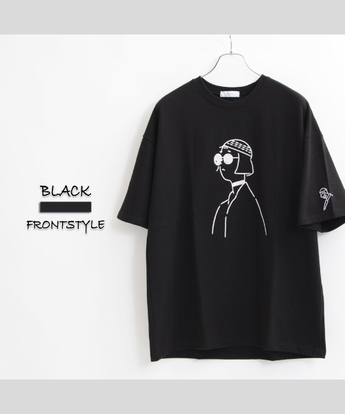 1111clothing(ワンフォークロージング)/ビッグtシャツ メンズ ビッグシルエット レディース tシャツ 半袖 ビッグシルエットtシャツ 半袖tシャツ 刺繍 tシャツ ゆったり 大きめ オーバーサイズ /img10