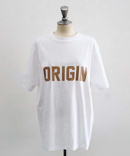 NANING9(ナンニング)/NANING9(ナンニング)ORIGIN半袖Tシャツ Tシャツ プリント オーバーサイズ ゆったり クルーネック ロールアップ/img10