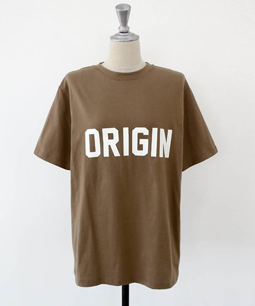 NANING9(ナンニング)/NANING9(ナンニング)ORIGIN半袖Tシャツ Tシャツ プリント オーバーサイズ ゆったり クルーネック ロールアップ/img13