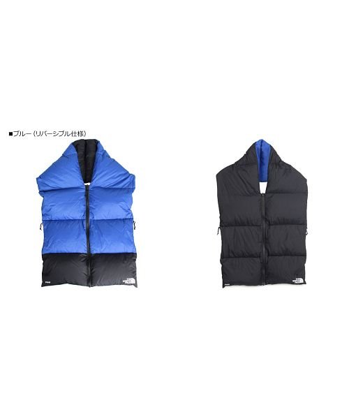 ノースフェイス The North Face ダウン マフラー スカーフ ヌプシ メンズ レディース リバーシブル Nuptse Scarf ブルー カモ 迷彩 503004658 ザノースフェイス Thenorthface Magaseek
