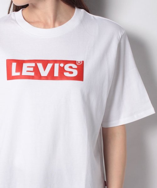 LEVI’S OUTLET(リーバイスアウトレット)/GRAPHIC BOXY TEE BOX TAB PUFF WHITE+ GRA/img03