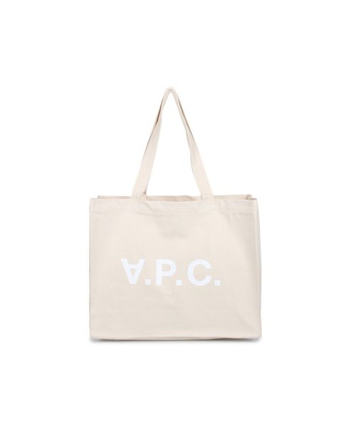 A P C アーペーセー バッグ トートバッグ メンズ レディース Daniela Shopping Bag ベージュ M アーペーセー A P C Magaseek