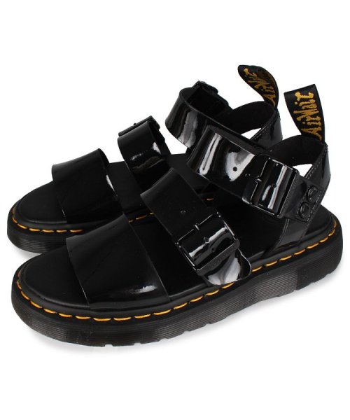 クーポン開催中 ドクターマーチン Dr Martens サンダル ストラップサンダル グリフォン メンズ レディース 厚底 Gryphon ブラック 黒 R ドクターマーチン Dr Martens Magaseek