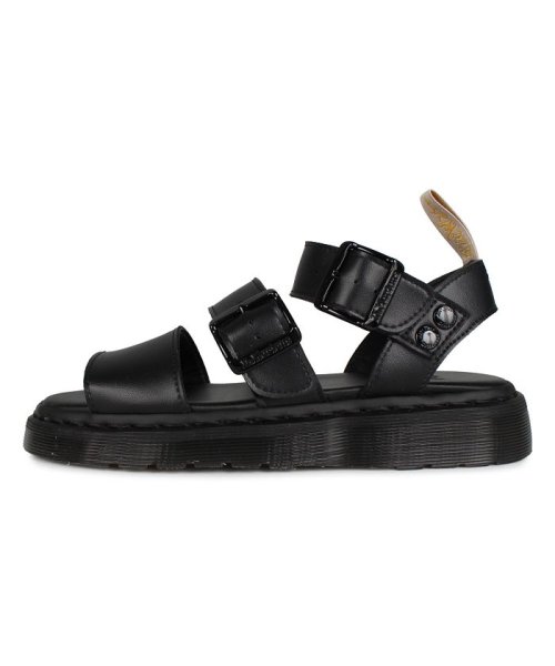 ドクターマーチン Dr Martens サンダル ストラップサンダル ヴィーガン グリフォン メンズ レディース 厚底 Vegan Gryphon ブラック 黒 ドクターマーチン Dr Martens Magaseek