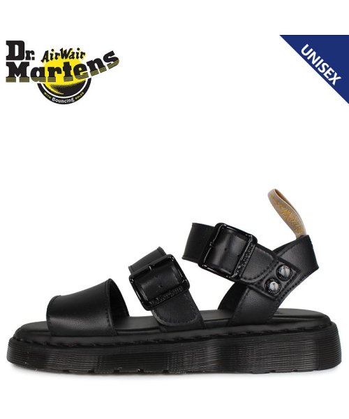 ドクターマーチン Dr Martens サンダル ストラップサンダル ヴィーガン グリフォン メンズ レディース 厚底 Vegan Gryphon ブラック 黒 ドクターマーチン Dr Martens Magaseek