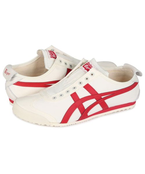 オニツカタイガー Onitsuka Tiger メキシコ 66 スニーカー スリッポン メンズ レディース Mexico 66 Slip On ホワイト 白 D オニツカタイガー Onitsukatiger Magaseek