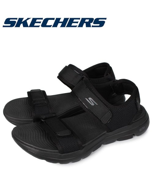 スケッチャーズ Skechers ゴーウォーク サンダル スポーツサンダル メンズ Go Walk 5 ブラック 黒 スケッチャーズ Skechers Magaseek