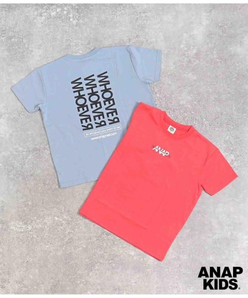 ANAP KIDS(アナップキッズ)/バックプリントビッグTシャツ/img01