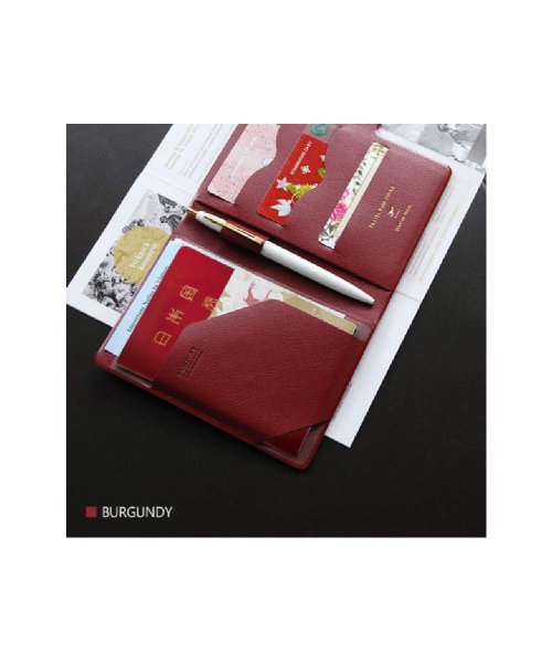 exrevo(エクレボ)/パスポートケース スキミング防止 磁気防止 レザー調 レディース メンズ スリム 母子手帳ケース 保険証ケース/img14