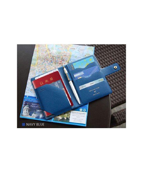 exrevo(エクレボ)/パスポートケース スキミング防止 磁気防止 レザー調 レディース メンズ スリム 母子手帳ケース 保険証ケース/img15