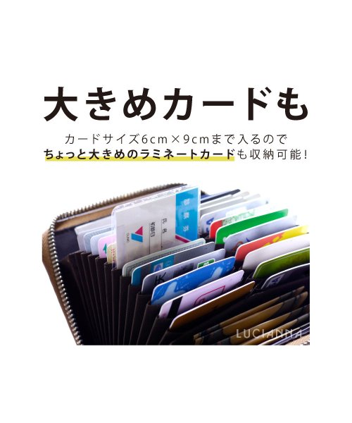 exrevo(エクレボ)/カードケース 大容量 じゃばら 本革 スキミング防止 カード入れ レディース メンズ/img10