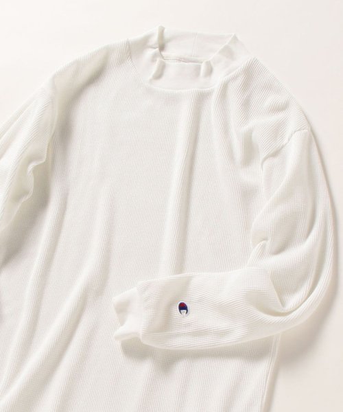 SHIPS any MEN(シップス　エニィ　メン)/【SHIPS any別注】Champion: ワッフル モックネック カットソー◇/img08