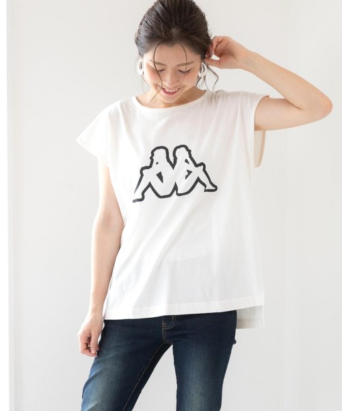 Fizz(フィズ)/kappa フレンチスリーブビッグロゴTシャツ/img29