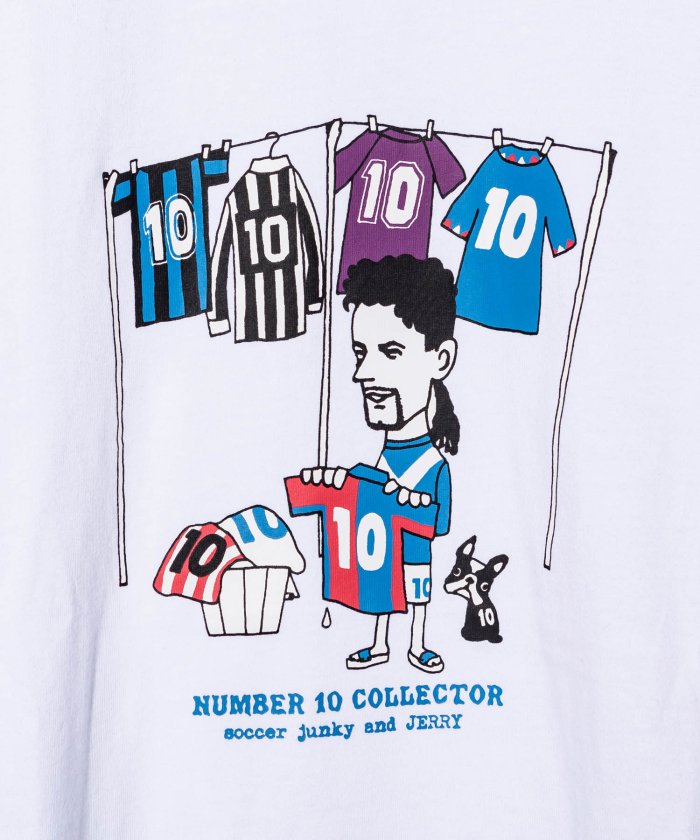コラボ soccer junky バッジョユニフォーム Tシャツ(503345765  