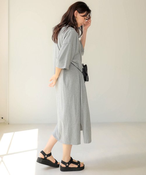 セール 30 Off Web限定 ビッグシルエットクルーネックtシャツワンピース バブ Bab Magaseek