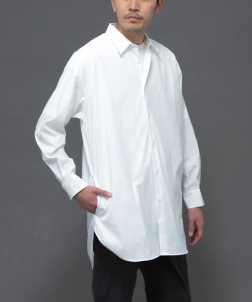 URBAN RESEARCH ROSSO(URBAN　RESEARCH　ROSSO（MEN）)/『XLサイズあり』丸井織物ロングシャツ/img01