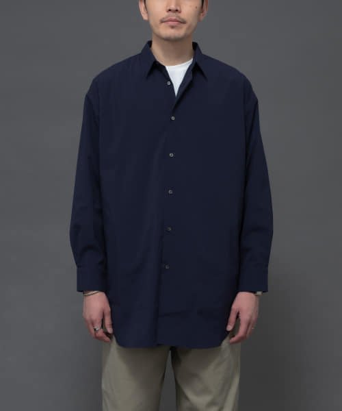 URBAN RESEARCH ROSSO(URBAN　RESEARCH　ROSSO（MEN）)/『XLサイズあり』丸井織物ロングシャツ/img08
