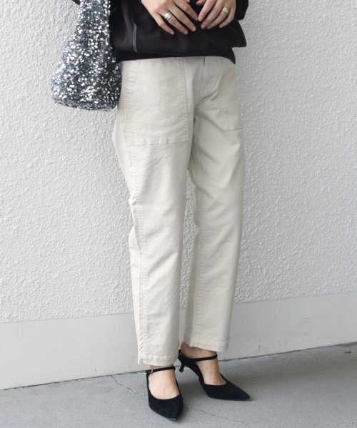 SHIPS WOMEN(シップス　ウィメン)/《一部追加予約》* ベーシック ベイカー パンツ 24SS ◆/img18