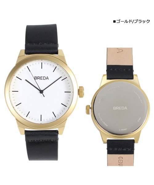BREDA(ブレダ)/ブレダ BREDA 腕時計 43mm メンズ 時計 ランド RAND 8184K ゴールド ブラック/img01