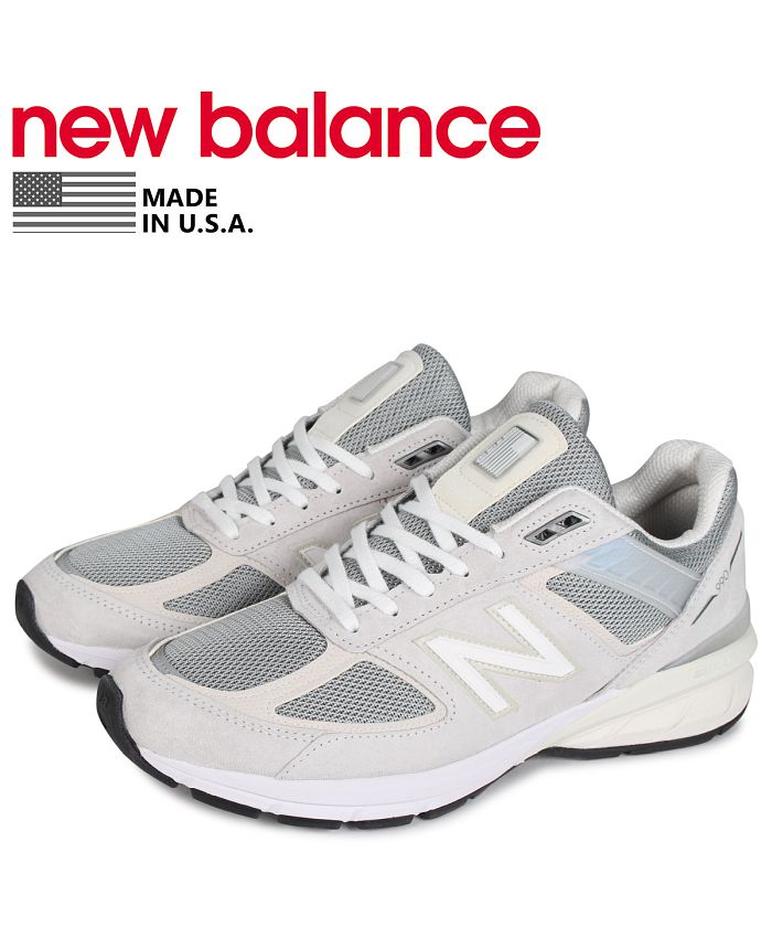 ニューバランス new balance 990 スニーカー メンズ Dワイズ MADE IN USA ホワイト 白 M990NA5