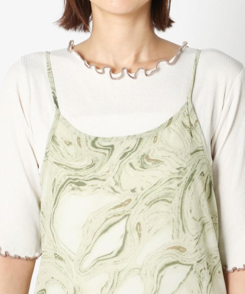 セール マーブルエアリーワンピース メローカットソーセット 503281251 アンレリッシュ Unrelish Magaseek