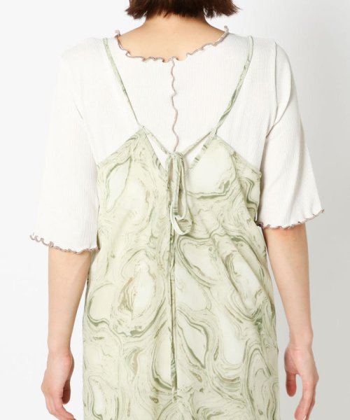 セール マーブルエアリーワンピース メローカットソーセット アンレリッシュ Unrelish Magaseek