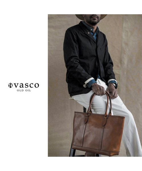 vasco(ヴァスコ)/ヴァスコ トートバッグ メンズ 本革 肩掛け 底鋲 大容量 A4 日本製 ブランド バスコ VASCO VS－263TL/img17