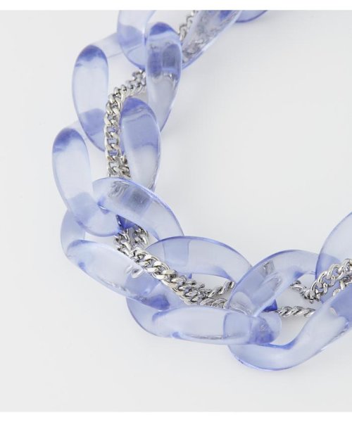 LAGUA GEM(ラグアジェム)/CLEAR WRAP CHAIN NECKLACE/img01