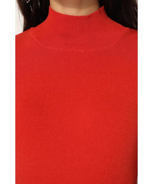 LAGUA GEM(ラグアジェム)/COLOR HALF SLEEVE KNIT TOPS/img05