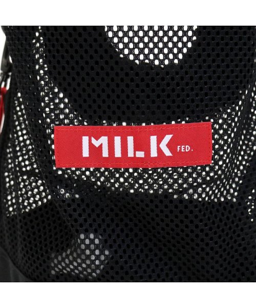 MILK FED(ミルクフェド)/ミルクフェド ショルダーバッグ MILKFED. バッグ 斜めがけ 巾着バッグ MESH SHOULDER POUCH ボックスロゴ 103202053003/img14