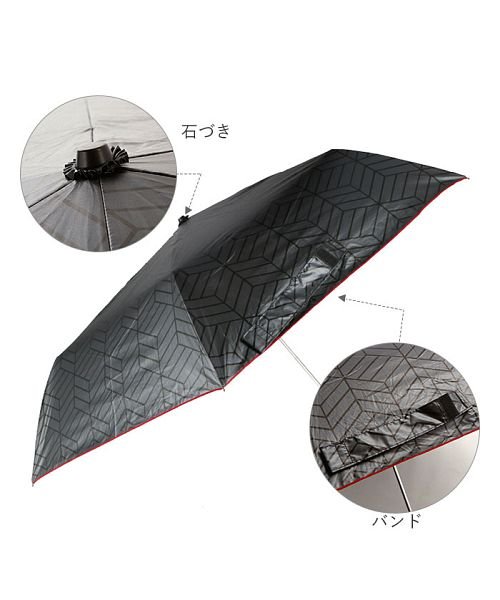 BACKYARD FAMILY(バックヤードファミリー)/HAU 雨晴兼用折りたたみ傘 紳士 58cm/img03