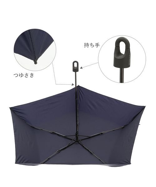 BACKYARD FAMILY(バックヤードファミリー)/雨晴兼用 フック付き 軽量折りたたみ傘/img03