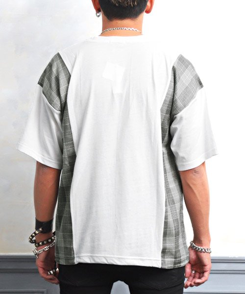 セール 15 Off 無地 チェック切り替えtシャツ Tシャツ メンズ 半袖 ビッグシルエット チェック 切替 ラグスタイル Luxstyle Magaseek セール 15 Off 無地 チェック切り替えtシャツ Tシャツ メンズ 半袖 ビッグシルエット チェック 切替 ラグスタイル Luxstyle Magaseek