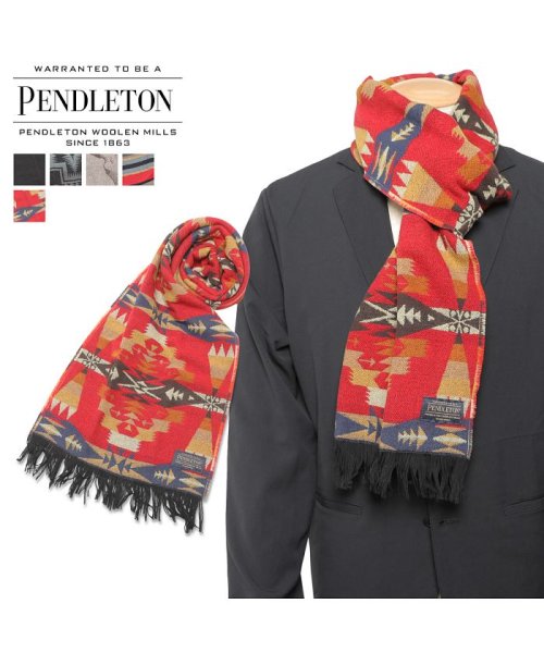 PENDLETON(ペンドルトン)/ペンドルトン PENDLETON マフラー メンズ レディース 大判 ウール JACQUARD MUFFLER GR627/img02