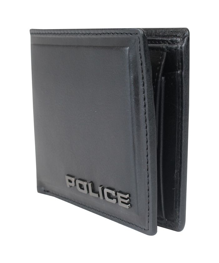 ポリス POLICE 財布 二つ折り メンズ レザー EDGE SHORT WALLET ブラック キャメル ダーク ブラウン 黒 PA－58000