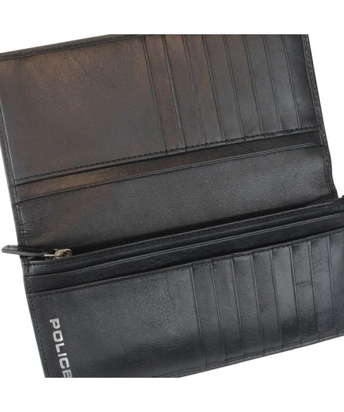 POLICE(ポリス)/ポリス POLICE 財布 長財布 メンズ レザー EDGE LONG WALLET ブラック キャメル ダーク ブラウン 黒 PA－58001/img02