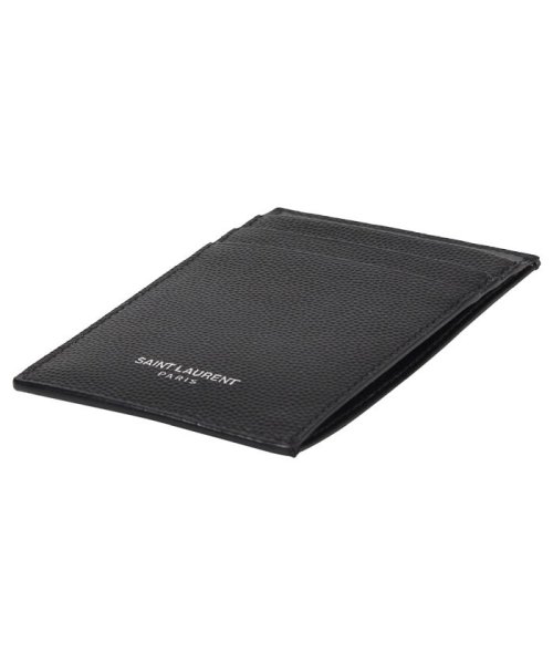 SAINT LAURENT PARIS(サンローラン パリ)/サンローラン パリ SAINT LAURENT PARIS パスケース カードケース ID 定期入れ メンズ METAL－CLIP CARDHOLDER ブラッ/img01