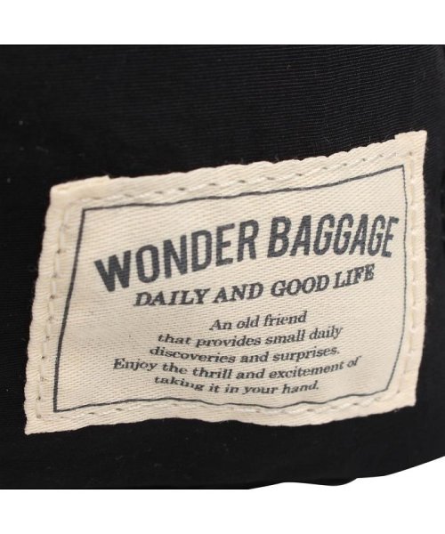 WONDER BAGGAGE(ワンダーバゲージ)/ワンダーバゲージ WONDER BAGGAGE リュック バッグ バックパック メンズ レディース 20L 撥水 SUNNY RELAX BAG ブラック ネイ/img07